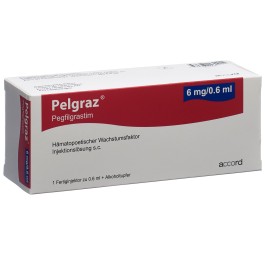 PELGRAZ sol inj 6 mg/0.6ml injecteur pré 0.6 ml
