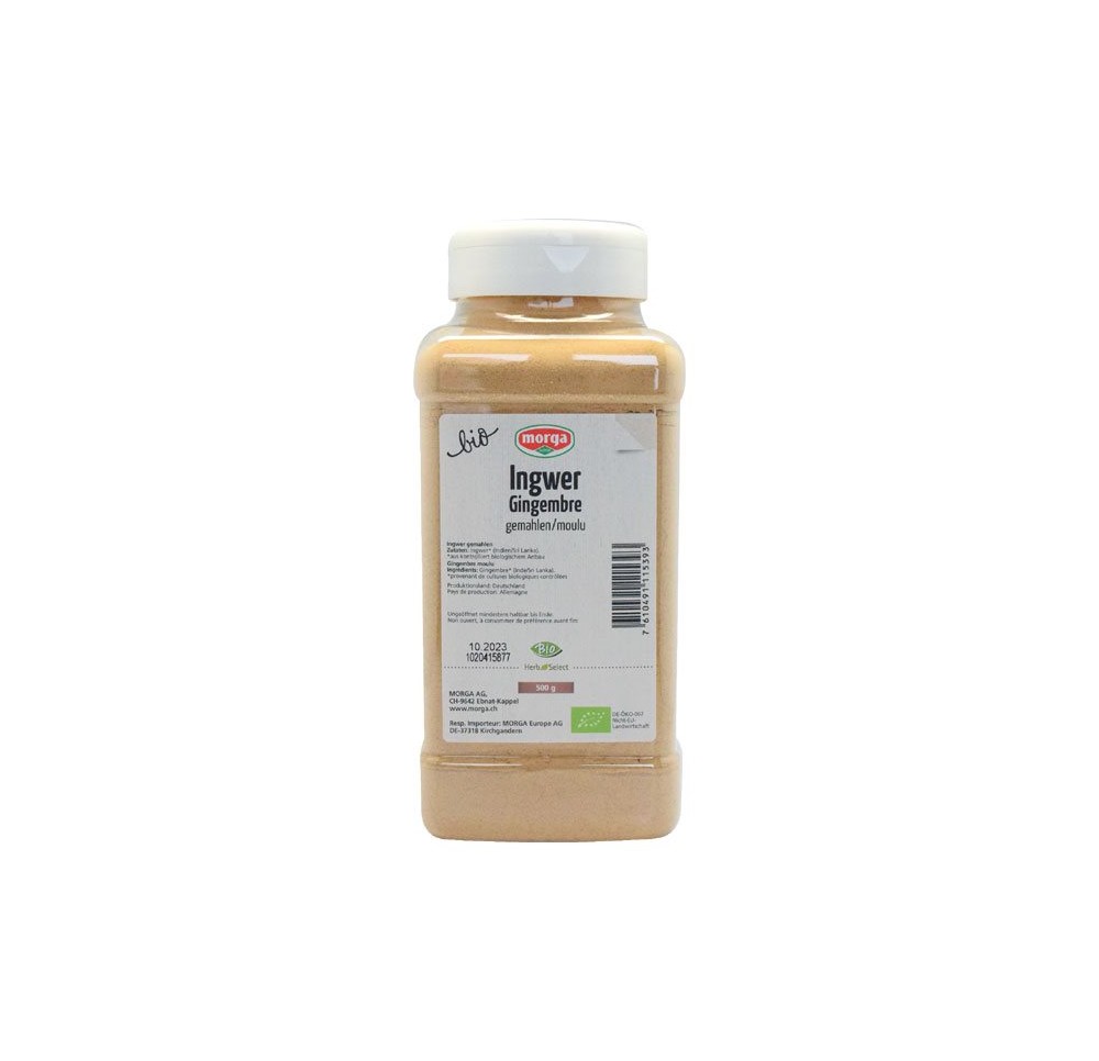 MORGA épice gingembre moulu bio bte 500 g