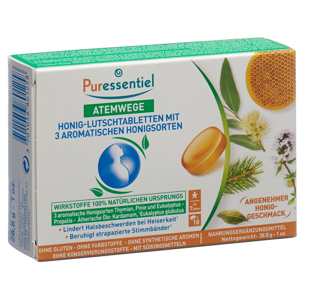 PURESSENTIEL cpr sucer respirat 3 miels 18 pce PURESSENTIEL cpr sucer respirat 3 miels 18 pce