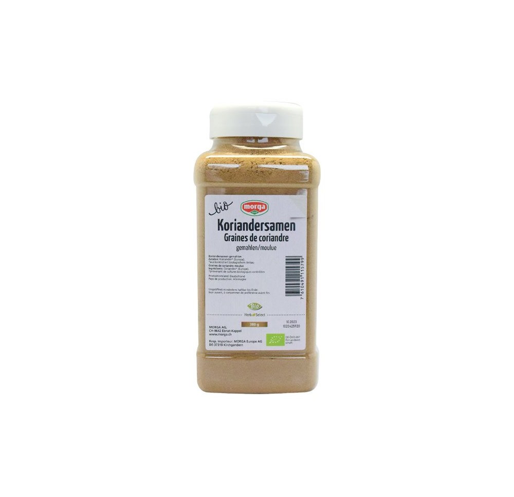 MORGA épice grain coriandre moulue bio bte 380 g