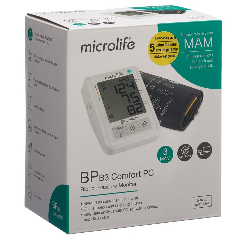 MICROLIFE tensiomètre BP B3 confort MICROLIFE tensiomètre BP B3 confort
