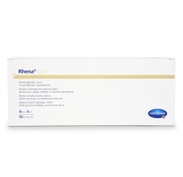 RHENA Star L bande élastique 8cmx5m blanc 10 pce