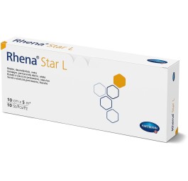 RHENA Star L bande élastique 10cmx5m blanc 10 pce