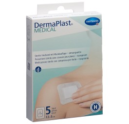 DERMAPLAST Medical pans non-tissé 7.2x5cm 5 pce