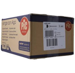 PIC SOLUTION seringue us un 1ml TUB luer 100 pce