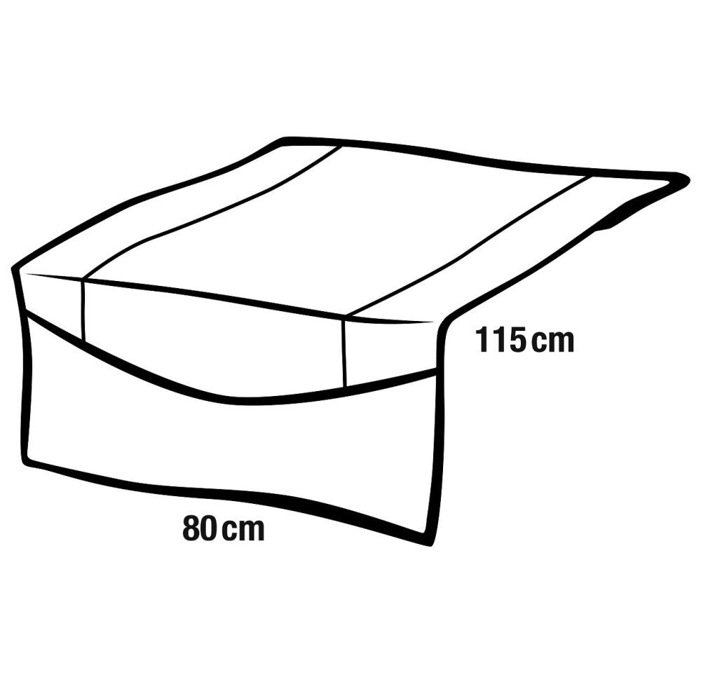 FOLIODRAPE Poche tuyau d'air compr 80x115cm 15 pce