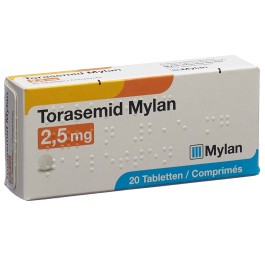 TORASEMID Mylan cpr 2.5 mg 20 pce