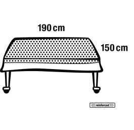 FOLIODRAPE champs tab 150x190cm plié ex ren 14 pce