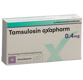 TAMSULOSINE axapharm caps ret 0.4 mg 10 pce