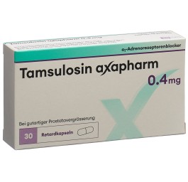 TAMSULOSINE axapharm caps ret 0.4 mg 30 pce