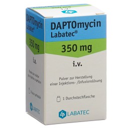 DAPTOMYCIN Labatec subst sèche 350 mg flac