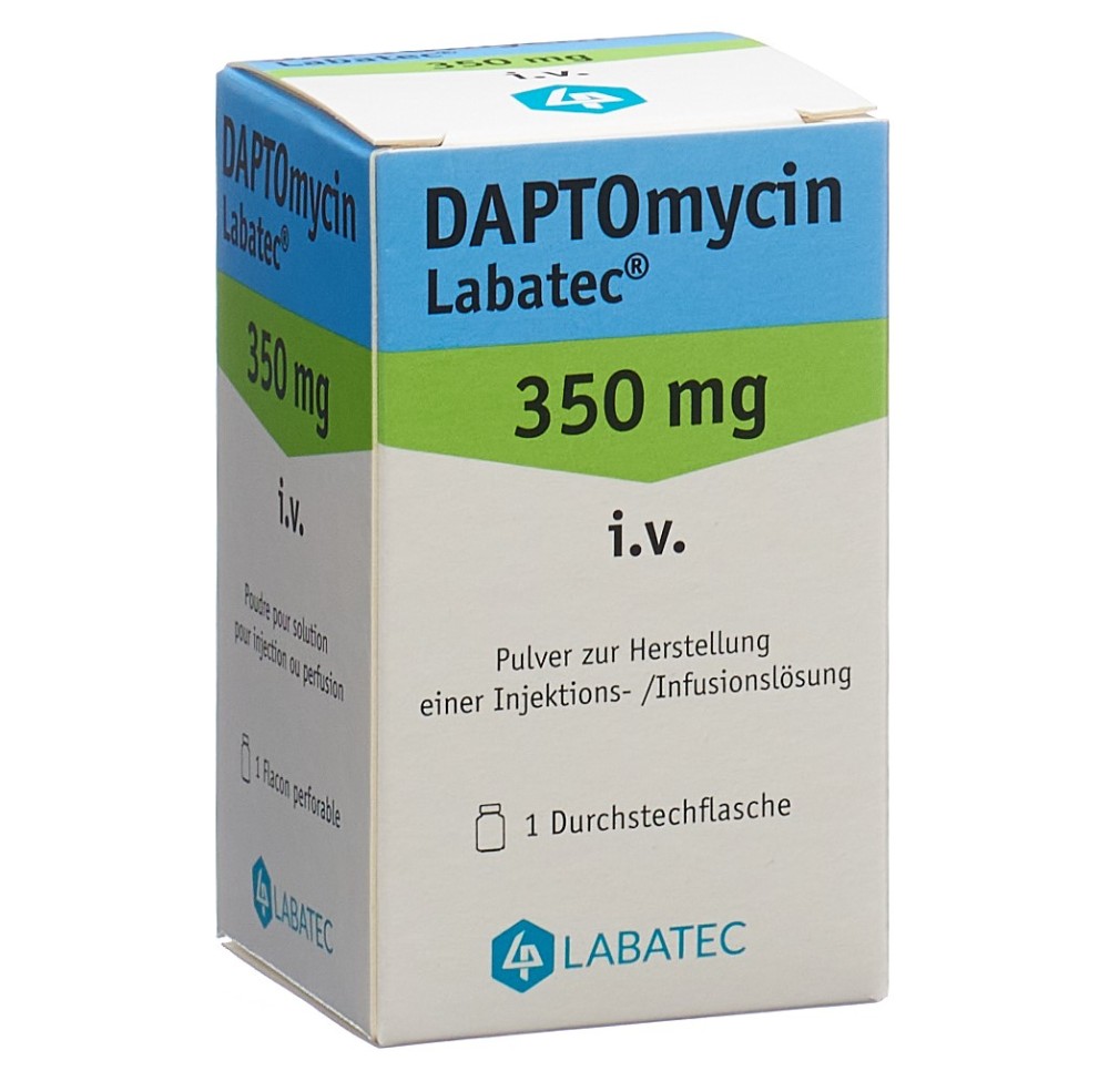 DAPTOMYCIN Labatec subst sèche 350 mg flac