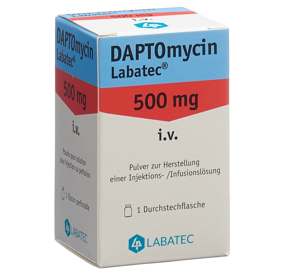 DAPTOMYCIN Labatec subst sèche 500 mg flac DAPTOMYCIN Labatec subst sèche 500 mg flac
