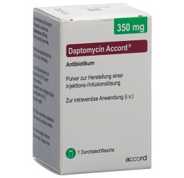DAPTOMYCIN Accord subst sèche 350 mg flac