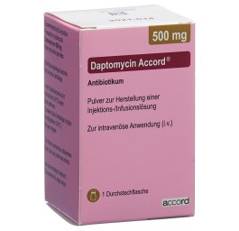 DAPTOMYCIN Accord subst sèche 500 mg flac