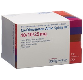CO-OLMESARTAN AMLO Spirig HC 40/10/25mg 100 pce