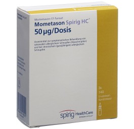 MOMETASONE Spirig HC 0.05 mg/dose 3 fl 140 dos
