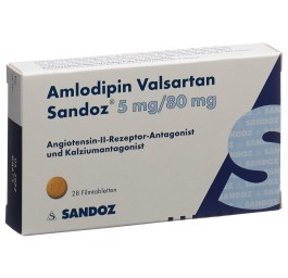 AMLODIPINE VALSARTAN Sandoz cpr pell 5/80 28 pce