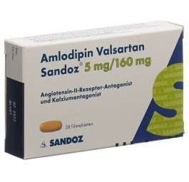 AMLODIPINE VALSARTAN Sandoz cpr pell 5/160 28 pce
