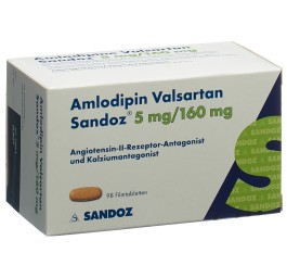 AMLODIPINE VALSARTAN Sandoz cpr pell 5/160 98 pce