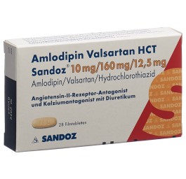 AMLODIPINE VALSARTAN HCT Sandoz 10/160/12.5 28 pce