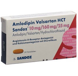 AMLODIPINE VALSARTAN HCT Sandoz 10/160/25 28 pce