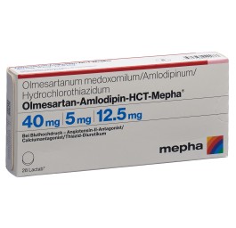 OLMESARTAN AMLO HCT Mepha Lactab 40/5/12.5 28 pce