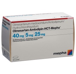 OLMESARTAN AMLO HCT Mepha Lactab 40/5/25 98 pce