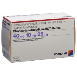 OLMESARTAN AMLO HCT Mepha Lactab 40/10/25 98 pce