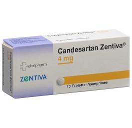 CANDESARTAN Zentiva cpr 4 mg blist 10 pce