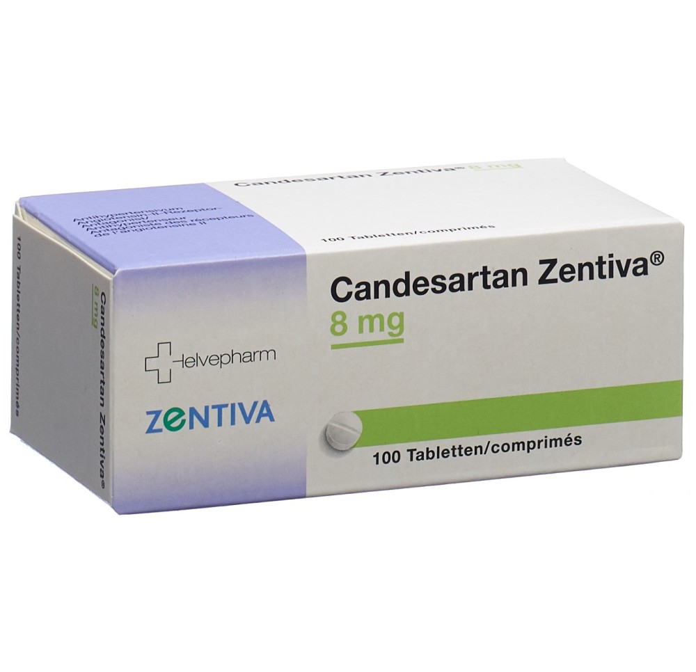 CANDESARTAN Zentiva cpr 8 mg 100 pce CANDESARTAN Zentiva cpr 8 mg 100 pce