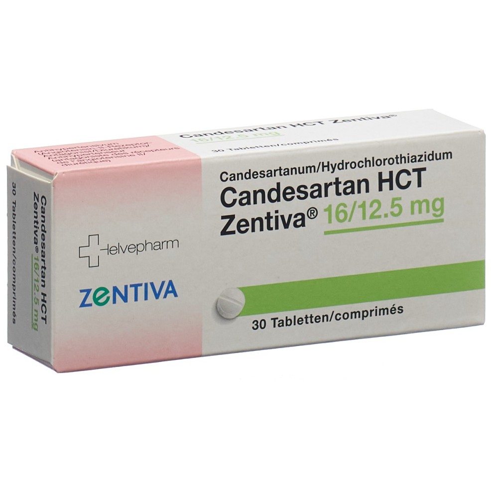 CANDESARTAN HCT Zentiva cpr 16/12.5 mg 30 pce CANDESARTAN HCT Zentiva cpr 16/12.5 mg 30 pce