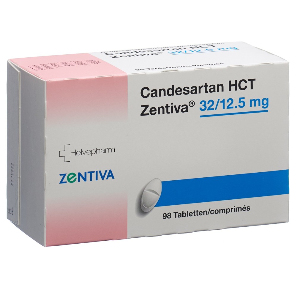 CANDESARTAN HCT Zentiva cpr 32/12.5 mg 98 pce CANDESARTAN HCT Zentiva cpr 32/12.5 mg 98 pce