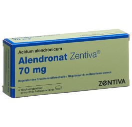 ALENDRONAT Zentiva cpr hebdomadaires 70 mg 4 pce