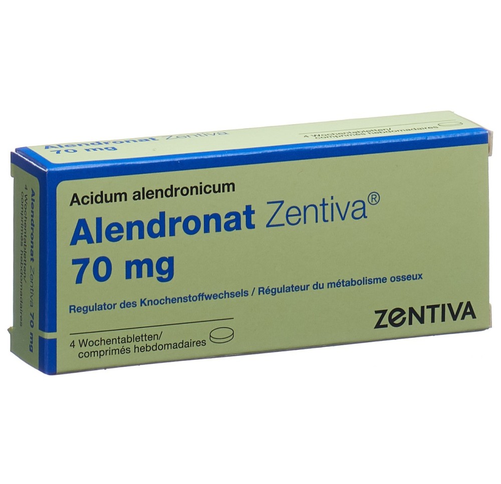 ALENDRONAT Zentiva cpr hebdomadaires 70 mg 4 pce ALENDRONAT Zentiva cpr hebdomadaires 70 mg 4 pce