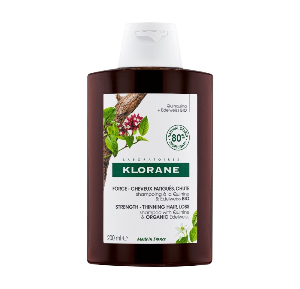 KLORANE Quinine Edelweiss shampooing 200 ml