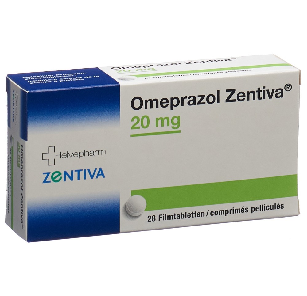 OMEPRAZOL Zentiva cpr pell 20 mg 28 pce OMEPRAZOL Zentiva cpr pell 20 mg 28 pce