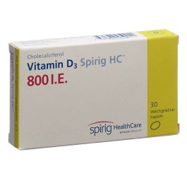 VITAMIN D3 Spirig HC caps moll 800 UI 30 pce