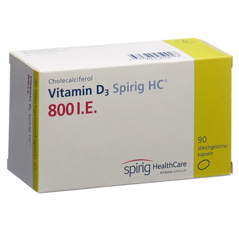 VITAMIN D3 Spirig HC caps moll 800 UI 90 pce