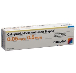 CALCIPOTRIOL Betamethason Mepha ong tb 60 g