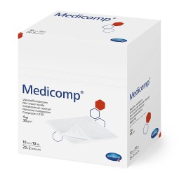 MEDICOMP Bl 4 plié S30 10x10cm stérile 25 x 2 pce