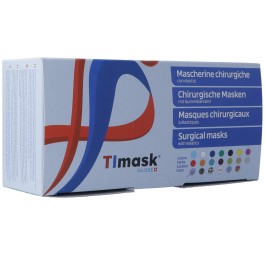 TIMASK Masque médical jet type IIR carreaux 20 pce
