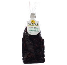 LA VIE SAINE cranberries moitiés n sucré bio 200 g