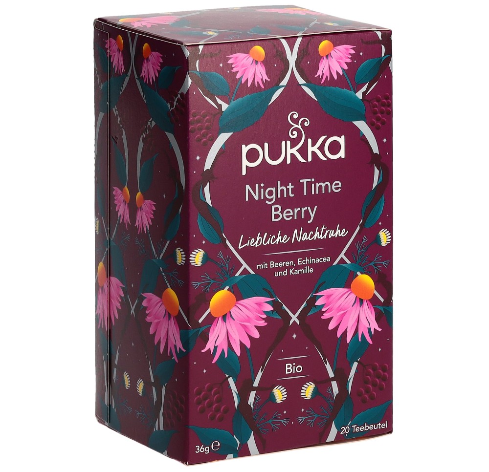 PUKKA Night Time Berry thé bio all sach 20 pce PUKKA Night Time Berry thé bio all sach 20 pce