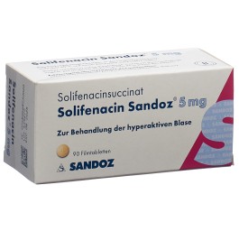 SOLIFENACINE Sandoz cpr pell 5 mg 90 pce