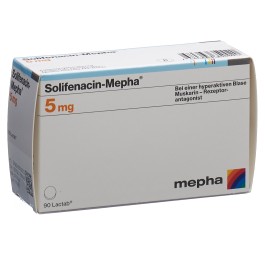 SOLIFENACIN Mepha cpr pell 5 mg 90 pce