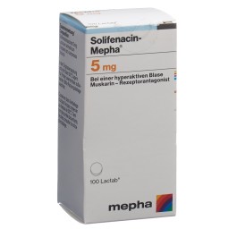 SOLIFENACIN Mepha cpr pell 5 mg bte 100 pce