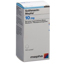 SOLIFENACIN Mepha cpr pell 10 mg bte 100 pce
