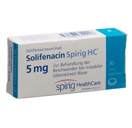 SOLIFENACINE Spirig HC cpr pell 5 mg 30 pce