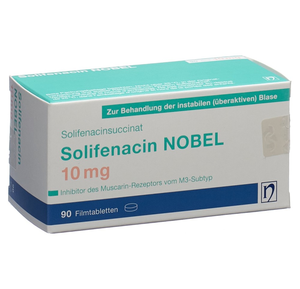 SOLIFENACIN NOBEL cpr pell 10 mg 90 pce